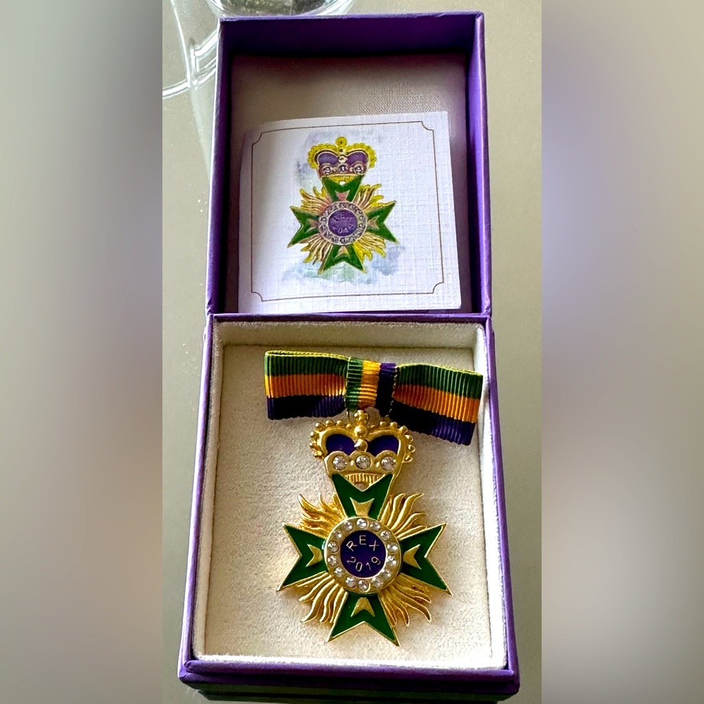 New Orleans Rex 2019 Lady Ducal pin Mardi Gras collectible